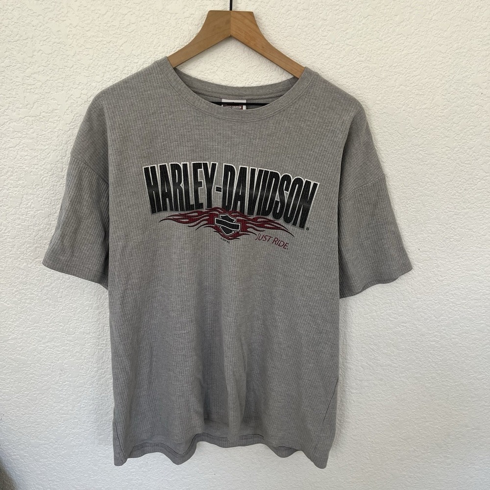 Vintage Harley Davidson Pennsylvania Just Ride Men's T-shirt Size XL Gray Y2K